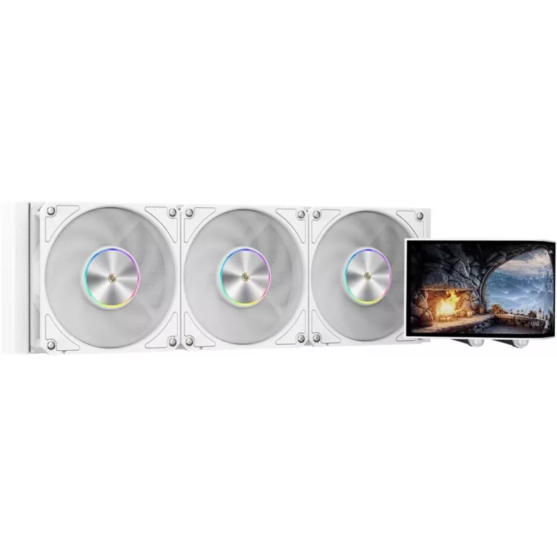 Skysčio aušintuvas Krux HydroArc 360 White (KRXE011)
