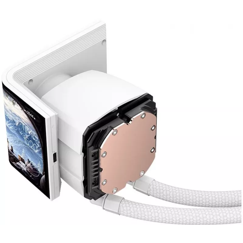 Skysčio aušintuvas Krux HydroArc 360 White (KRXE011)