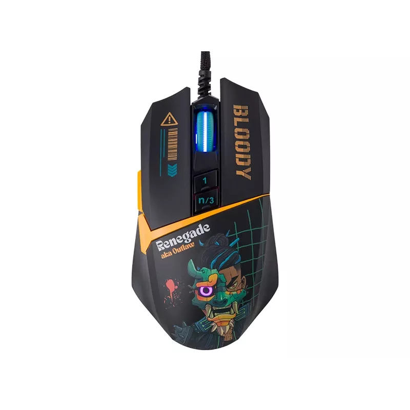 A4Tech 47619 Bloody W63 Max Renegade Midnight USB – žaidimų pelė