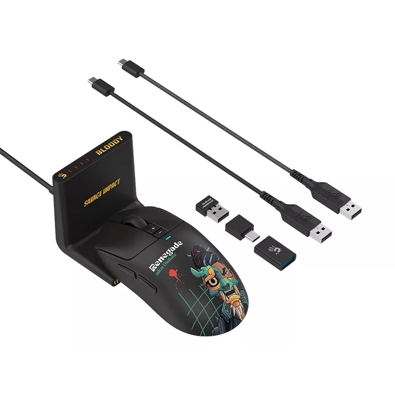 A4Tech 47746 Bloody R72 Ultra Duo Renegade Midnight – žaidimų pelė