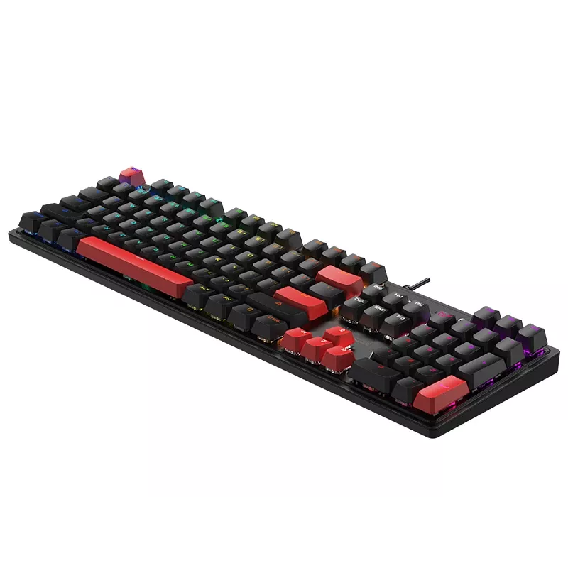 A4Tech Bloody S520N Fire Black (BLMS Red Plus Switch) – laidinis mechaninis žaidimų klaviatūra