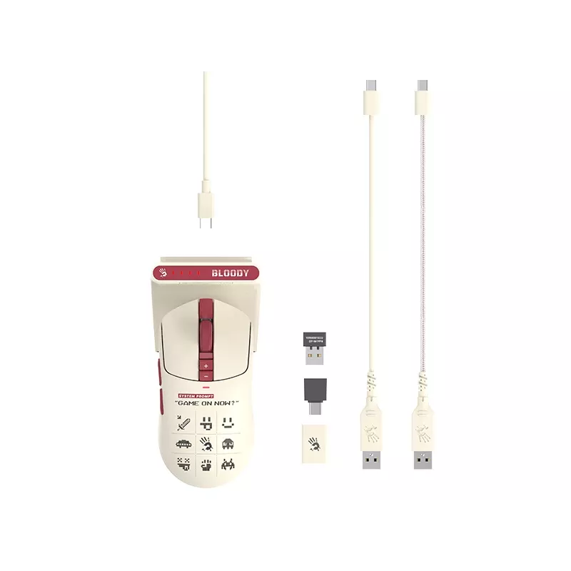 A4Tech 47743 Bloody R72 Ultra Duo Pixels Red – žaidimų pelė