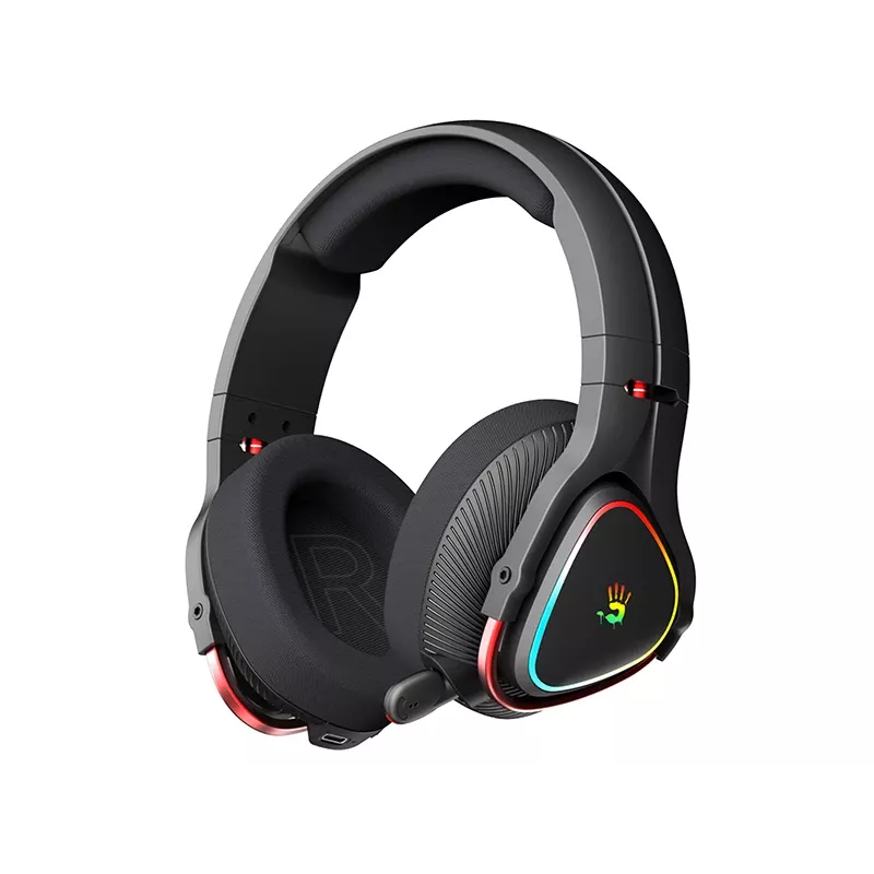 A4Tech Bloody MR710 RGB belaidis žaidimų ausinių rinkinys, juodos spalvos