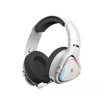 A4Tech Bloody MR710 RGB belaidžiai žaidimų ausinės, pilka