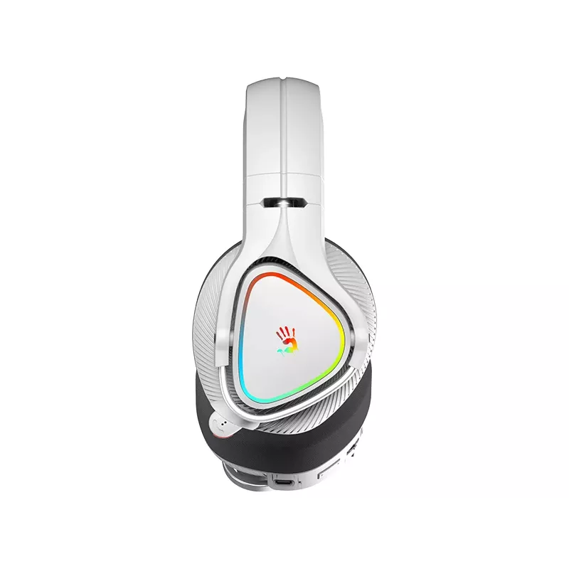A4Tech Bloody MR710 RGB belaidžiai žaidimų ausinės, pilka