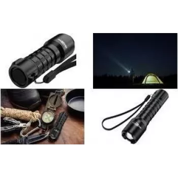 Ansmann Survival TS450RF įkraunamas LED žibintuvėlis, 450 lm, juodas
