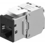 Goobay Keystone-Modulis RJ45 CAT 6A, STP, Slim, juodas (77943)