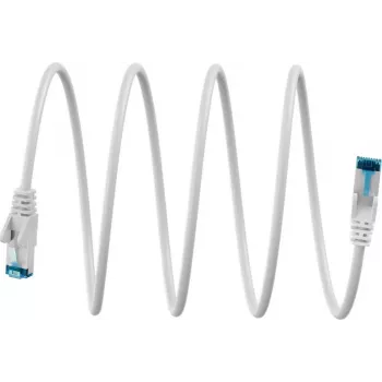 Goobay Ultra-Flexible CAT 6A Patch Cable S/FTP (PiMF), White (79265)