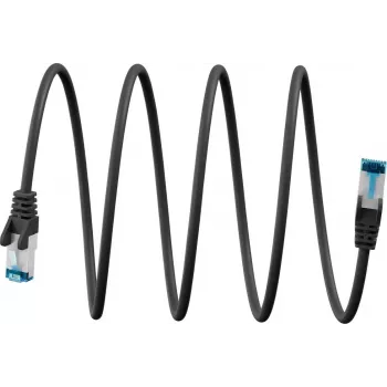 Goobay Ultra-Flexible CAT 6A Patch Cable S/FTP (PiMF), juoda (79319)