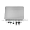 USB 3.2 stotelė USB-C, 12 prievadų, PD