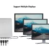 USB 3.2 stotelė USB-C, 12 prievadų, PD