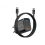 Sieninis įkroviklis USB-A USB-C PD 45W su laidu