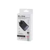 Sieninis įkroviklis USB-A USB-C PD 45W su laidu