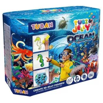 Tubi Jelly Ocean rinkinys – didelis akvariumas 8 spalvų