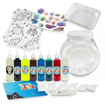 Tubi Jelly Ocean rinkinys – didelis akvariumas 8 spalvų