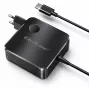 Qoltec GaN 65W USB-C PD PPS įkroviklis 5V 21V 3A 3.25A