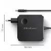 Qoltec GaN 65W USB-C PD PPS įkroviklis 5V 21V 3A 3.25A