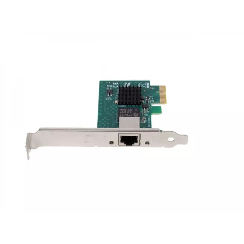 Tinklo plokštė PCI Express x1 1x RJ45 2.5Gb/s su žemo profilio laikikliu