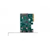 Tinklo plokštė PCI Express x1 → 2x USB-C 3.2 Gen 2x1 su LED ir žemo profilio laikikliu