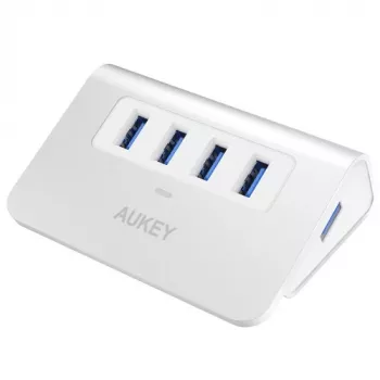 USB 3.0 šakotuvas AUKEY CB-H5 aliuminis | 4xUSB 3.0 | 5Gbps