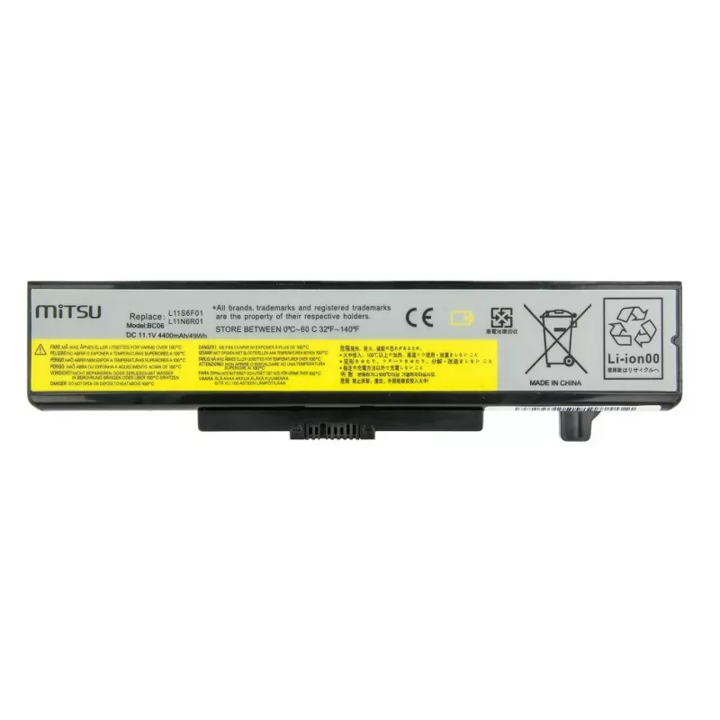 Baterija, skirta Lenovo IdeaPad Y480, 4400 mAh (49 Wh), 10.8–11,1 V