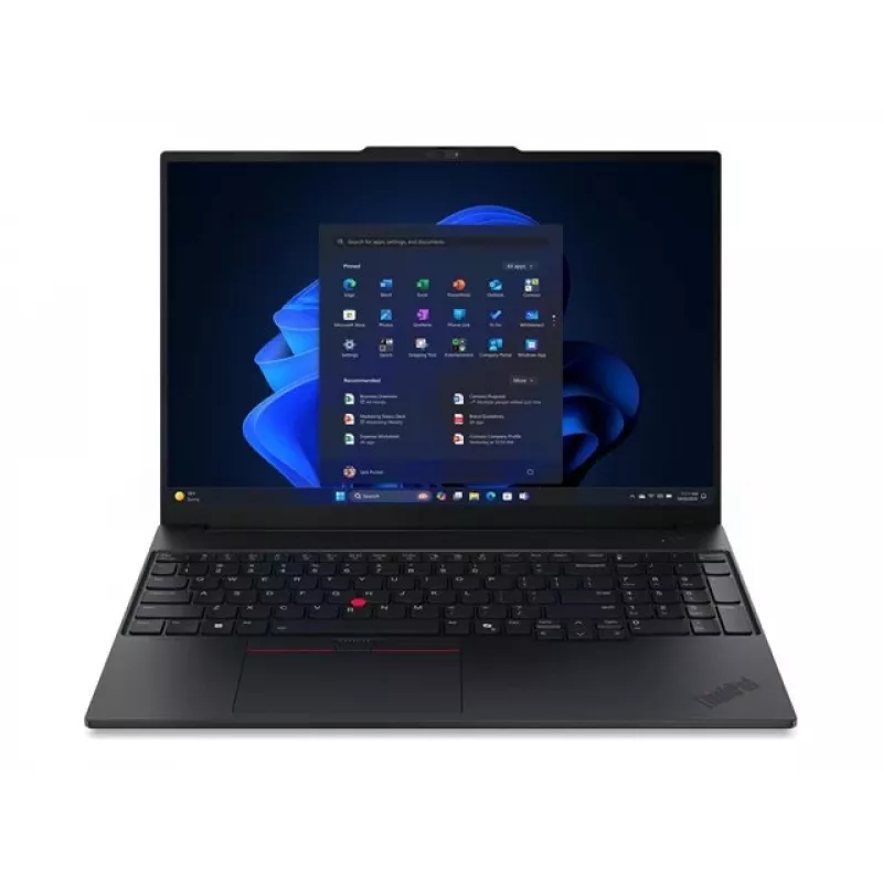 LENOVO ThinkPad E16 Gen 3 Intel Core Ultra 5 228V 16 colių WUXGA 32GB 512GB SSD M.2 2242 PCIe Intel Arc Graphics 130V W11P 3 metų garantija su pristatymu