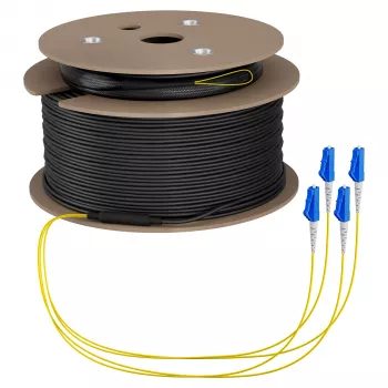 EFB magistralinis kabelis U-DQ(ZN)BH OS2 4E (1x4) LC-LC 100m Dca LSZH G657A1