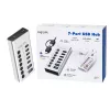 USB 3.2 Gen1 7 prievadų USB-A/C šakotuvas su atskirais jungikliais