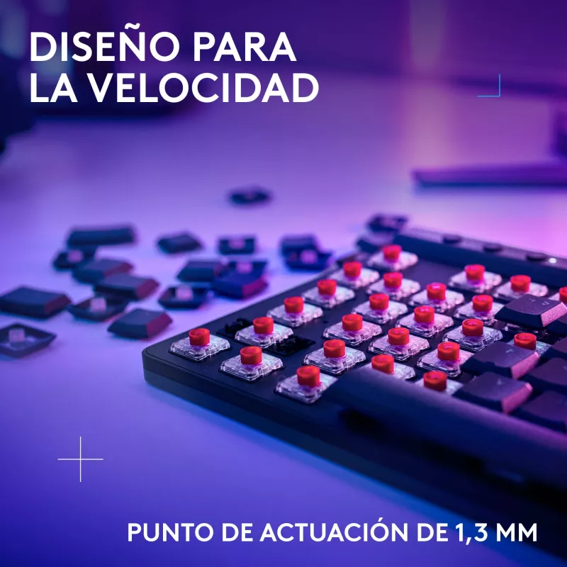 Logitech G G515 – belaidė klaviatūra LIGHTSPEED TKL