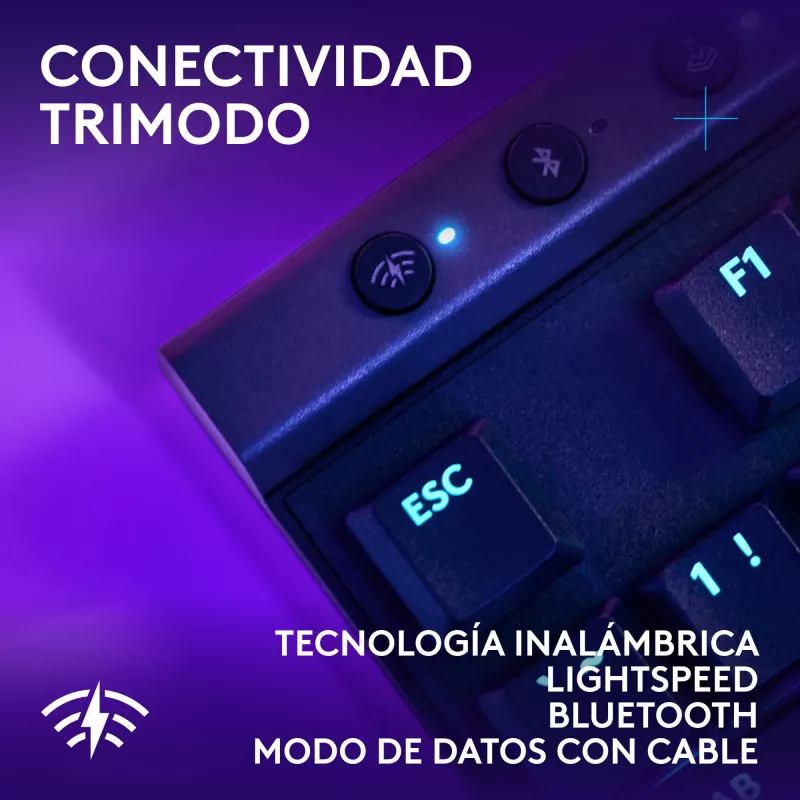 Logitech G G515 – belaidė klaviatūra LIGHTSPEED TKL