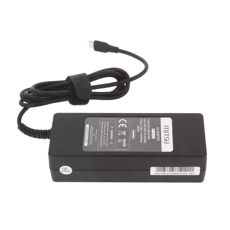 MITSŲ 87W USB-C PD nešiojamojo kompiuterio įkroviklis 5V-9V-12V-15V/3A, 20V/3.25A, 20.2V/4.3A
