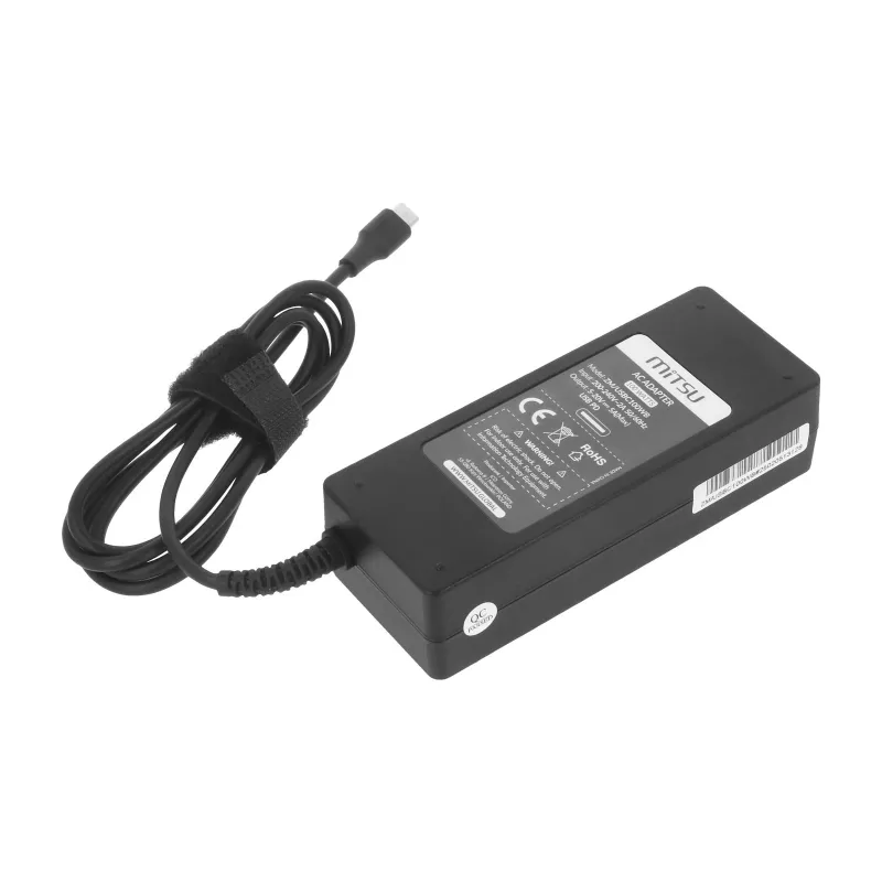 Nešiojamojo kompiuterio maitinimo adapteris 100W USB-C PD 5V-9V-12V-15V/3A, 20V/5A MITSU