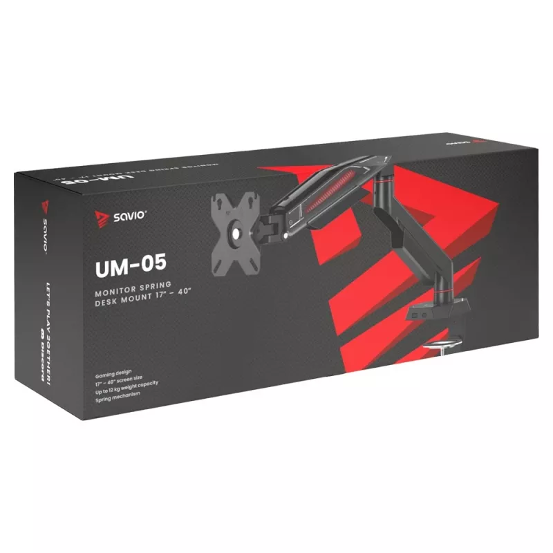 Monitorius Savio UM-05 Juodas