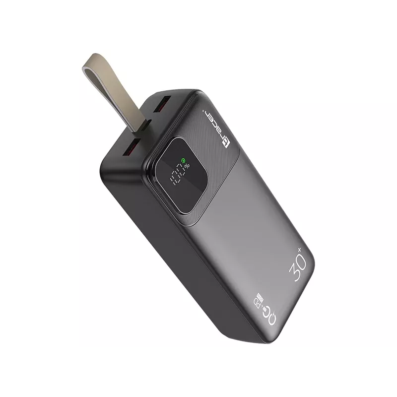Tracer 47824 Prime-V3 30000mAh QC22.5W+PD20W Power Bank, juoda