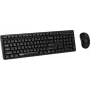 Rapoo 8150M tylus daugiarėžimis klaviatūros ir pelės rinkinys QWERTZ DE belaidis juodas
