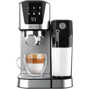 Cecotec kavos aparatas | Power Espresso 20 Cream | 20 bar siurblio slėgis | Įmontuotas pieno putotojas | Pusiau automatinis | 1350 W