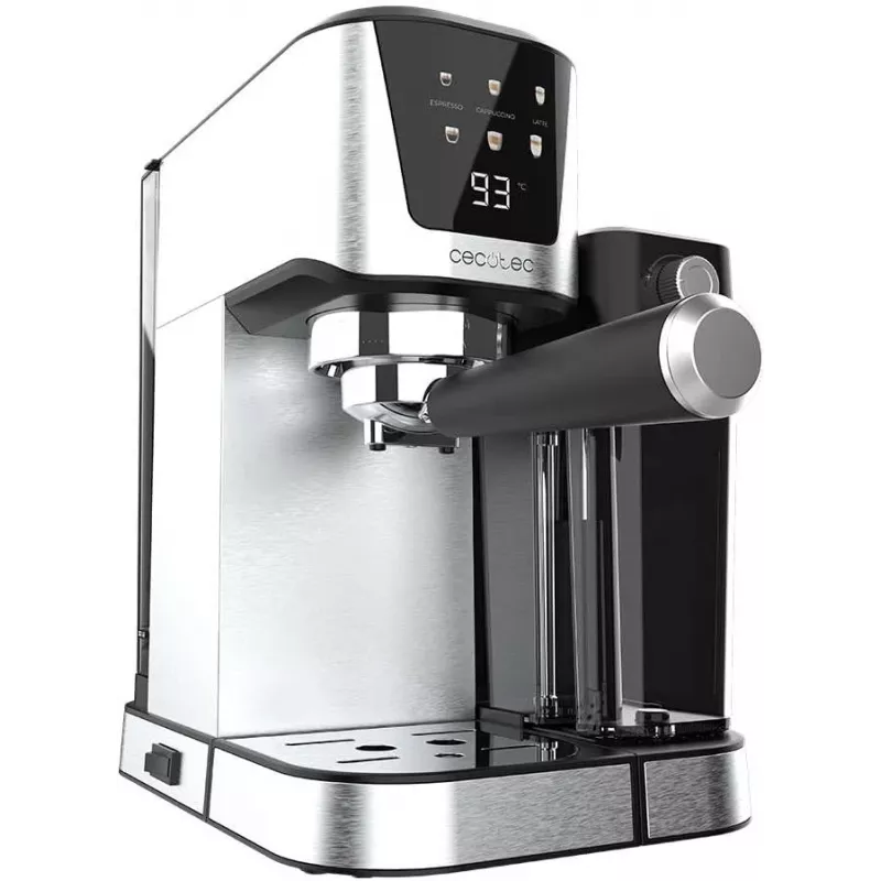 Cecotec kavos aparatas | Power Espresso 20 Cream | 20 bar siurblio slėgis | Įmontuotas pieno putotojas | Pusiau automatinis | 1350 W