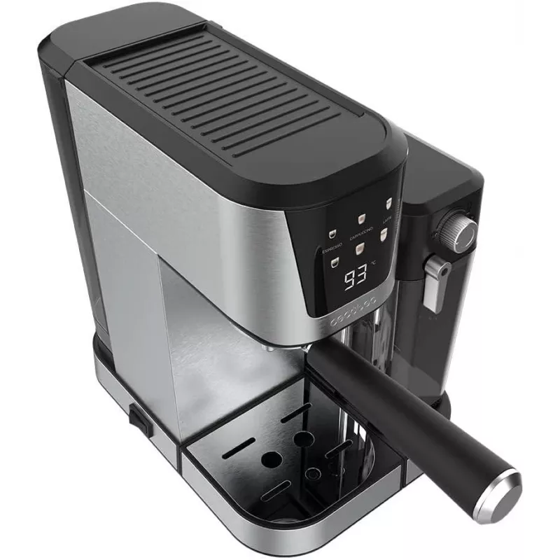 Cecotec kavos aparatas | Power Espresso 20 Cream | 20 bar siurblio slėgis | Įmontuotas pieno putotojas | Pusiau automatinis | 1350 W
