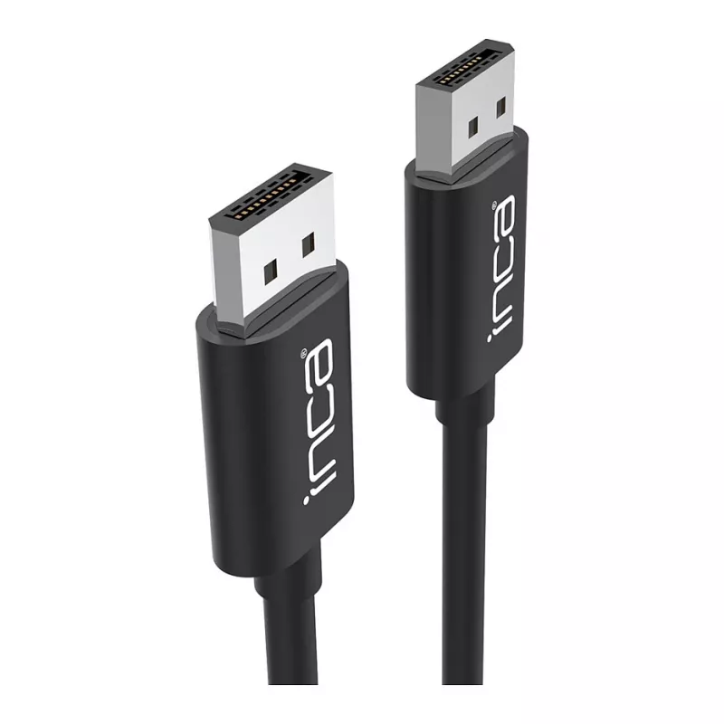 INCA DisplayPort kabelis IDPD-20 DP > DP; 4K60Hz; 2,0m mažmeninė pakuotė