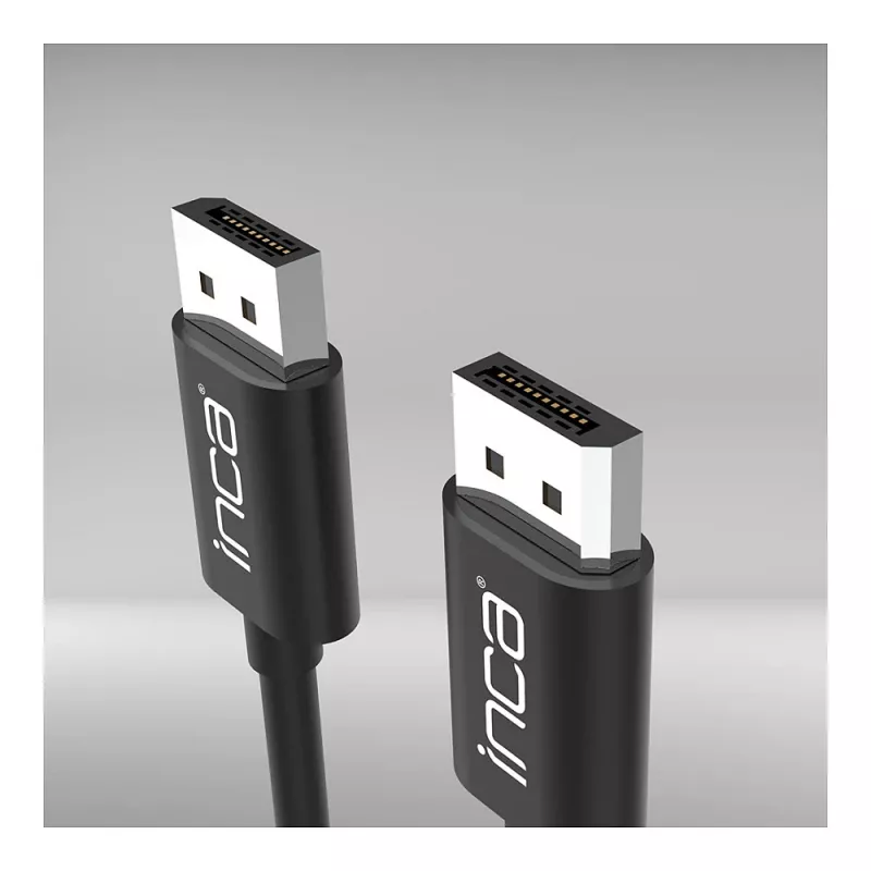 INCA DisplayPort kabelis IDPD-20 DP > DP; 4K60Hz; 2,0m mažmeninė pakuotė