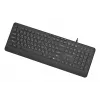 Gembird KB-MCH-05-CYRL daugiafunkcinė klaviatūra USB su kirilicos simboliais, juoda