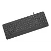 Gembird KB-MCH-05-CYRL daugiafunkcinė klaviatūra USB su kirilicos simboliais, juoda