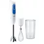 Braun MQ 3005 panardomasis blenderis, 700 W, 2 greičiai, balta/mėlyna