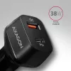 Automobilinis įkroviklis AXAGON PWC-PQ38 38W 2x USB-A+C