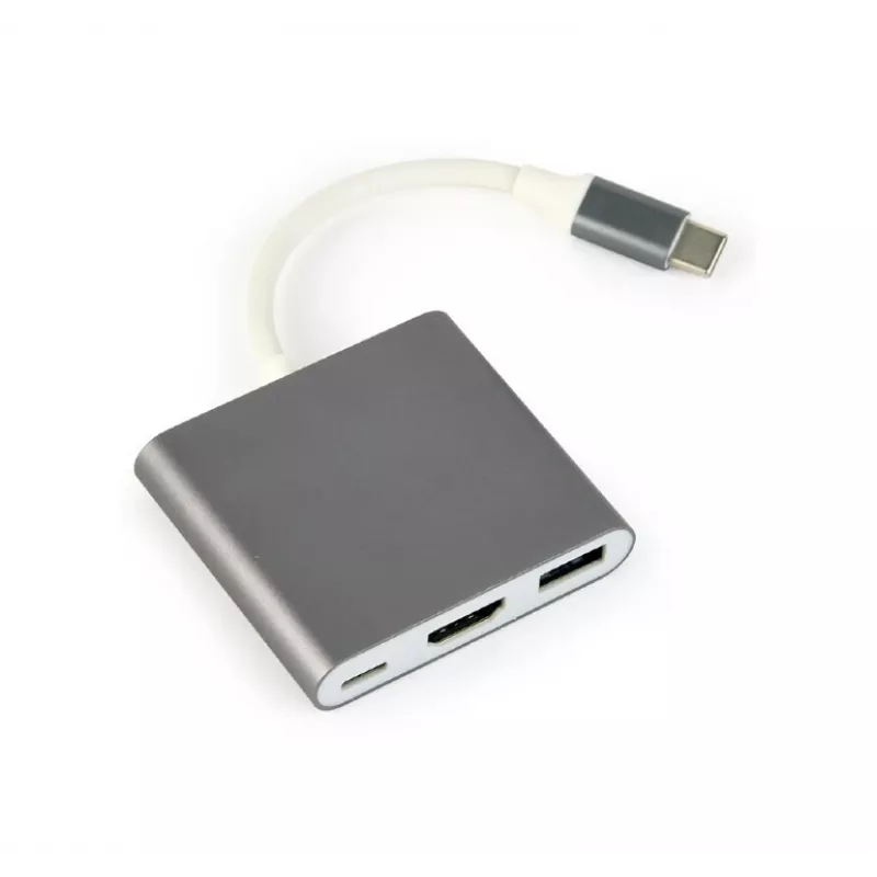 Gembird A-CM-HDMIF-02-SG USB grafikos adapteris 3840 x 2160 pikselių Pilka