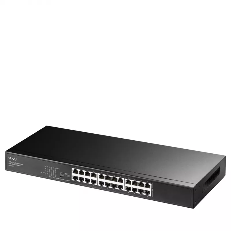 Cudy GS1024E tinklo jungiklis valdomas Gigabit Ethernet (10/100/1000) juodas