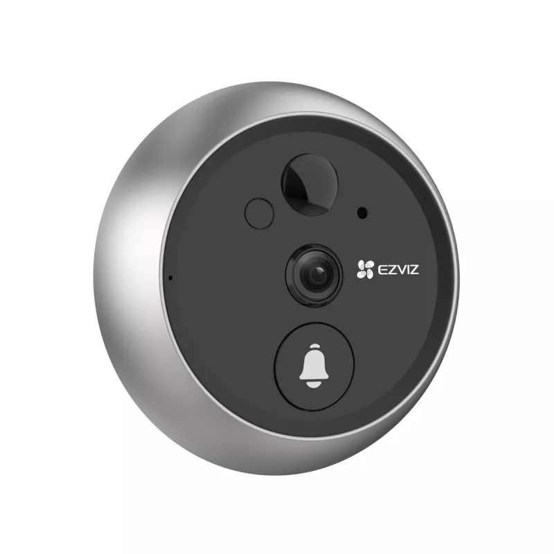 Vaizdo domofono sistema EZVIZ DP2 2K 3 MP 10,9 cm (4,3 inch) sidabrinė