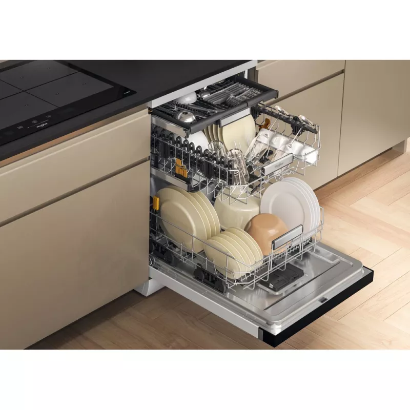 Whirlpool W7F HS51 Laisvai pastatoma indaplovė 15 komplektų B