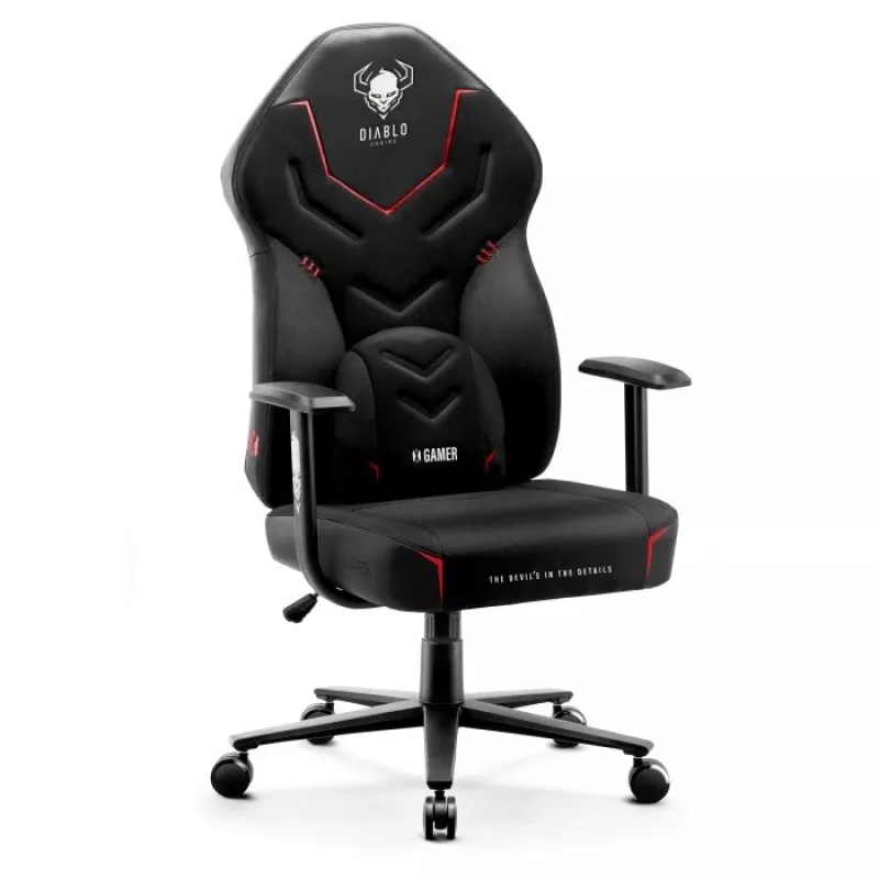 Diablo X-Gamer 2.0 Normal Size Dark Obsidian – žaidimų fotelis