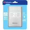 Verbatim Store 'n' Go USB 3.0 nešiojamas kietasis diskas 2TB sidabrinis